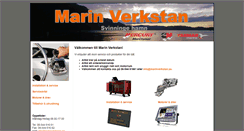 Desktop Screenshot of marinverkstan.se